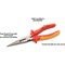Dynamic Tools 8" Long Nose Pliers, Insulated Handle D055105 - alternate 4